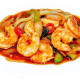 #069-King Prawns Szechuan Style